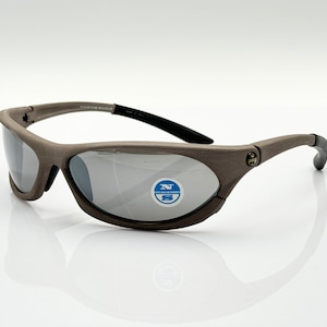 North Sails “Sirius” vintage sunglasses, very rare gray wrap sports sunglasses, made in Italy