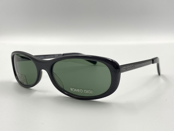 Romeo Gigli vintage sunglasses (1990’s) Rare Vintage 90s ROMEO GIGLI Blue Transparent Sunglasses - Etsy main image 4