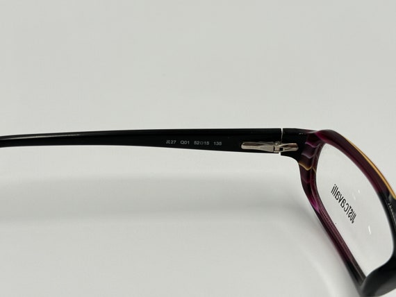 Just Cavalli vintage tiny rectangle eyeglasses bl… - image 6