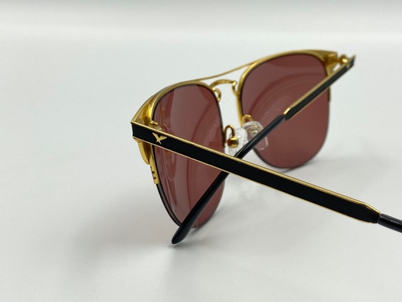 Police Vogart vintage aviator square sunglasses m… - image 8