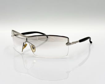 ENVY EM20 vintage 2000s shield sunglasses, made in Italy NOS
