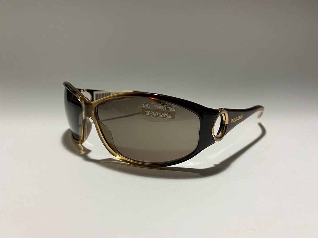 Roberto Cavalli Vintage 2000s Wrap Sunglasses Women Muse