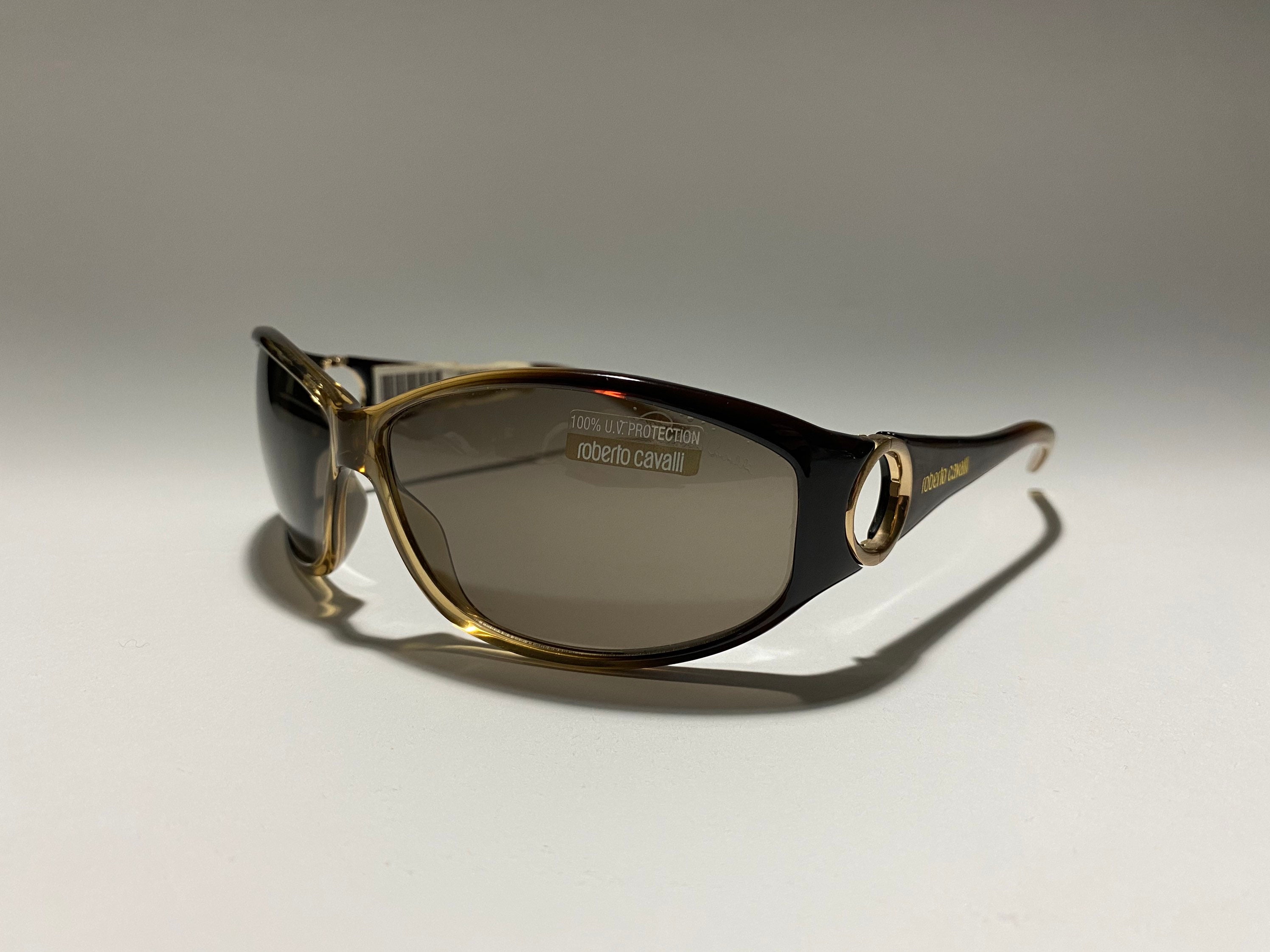 Roberto Cavalli Vintage 2000s Wrap Sunglasses Women Muse