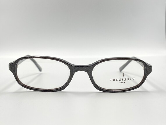 TRUSSARDI TE10232 vintage square small 90s eyegla… - image 4