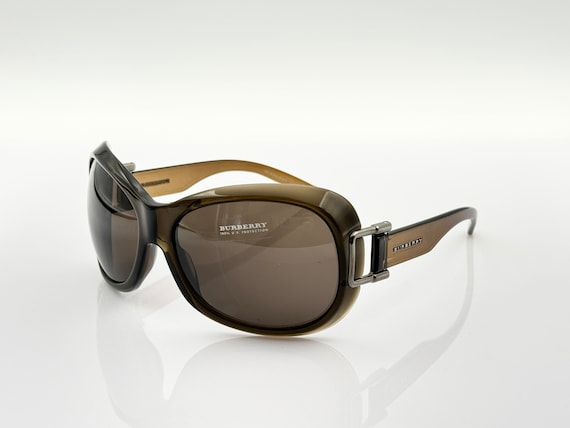 Vintage Burberry oversized sunglasses. BURBERRY Vintage Sunglasses B 3045 1005/11 120 3N BLACK  main image 4