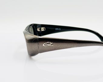 Christian Lacroix Vintage Unique Gray Wrap Oval Sunglasses  display picture 1