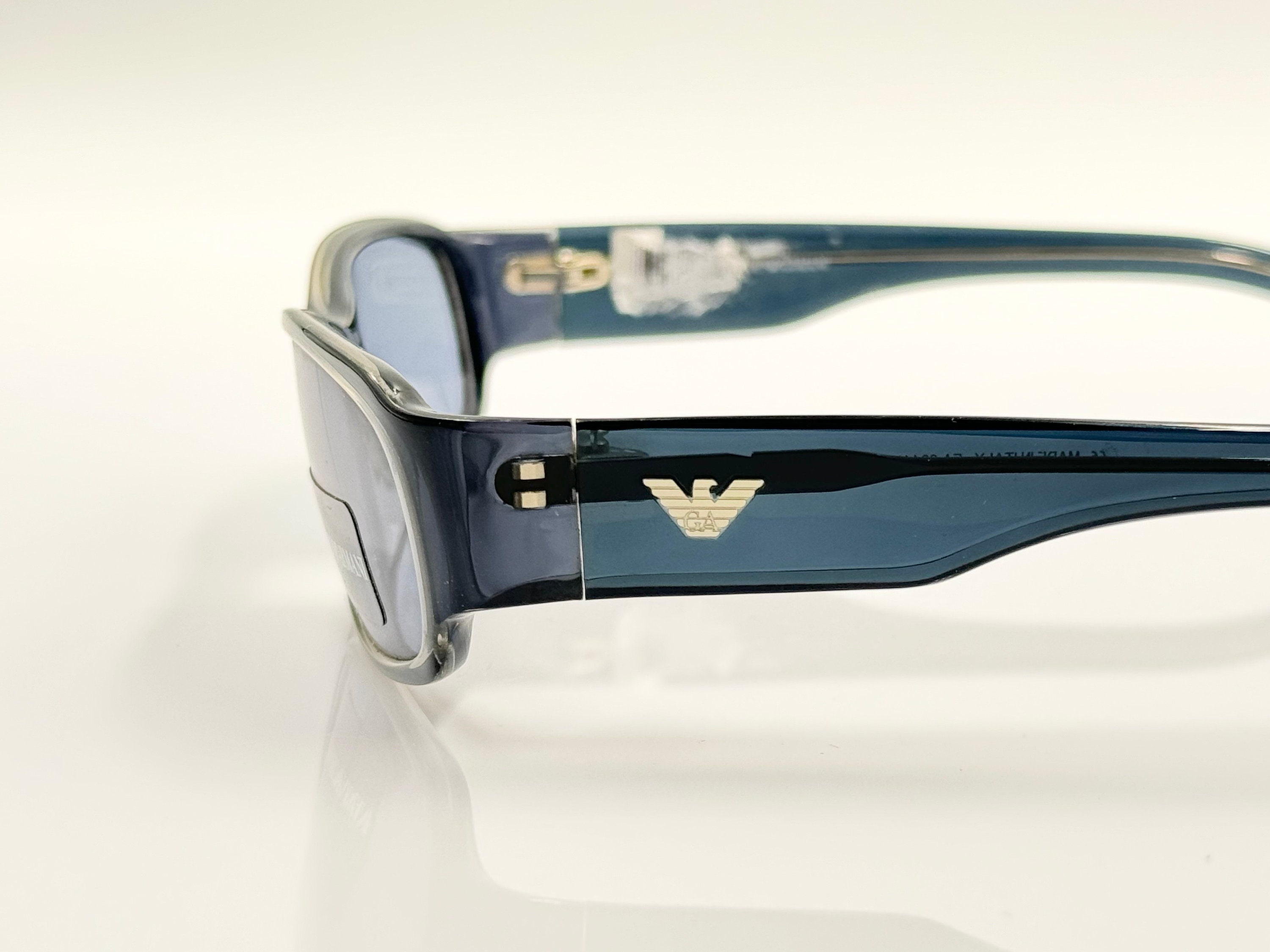 Emporio Armani EA9044/S Vintage Sunglasses, Grey and Blue Slim Rectangle Frame, New Old Stock - Etsy Emporio Armani EA9044/S Vintage Sunglasses, Grey and Blue Slim Rectangle Frame, New Old Stock - Etsy