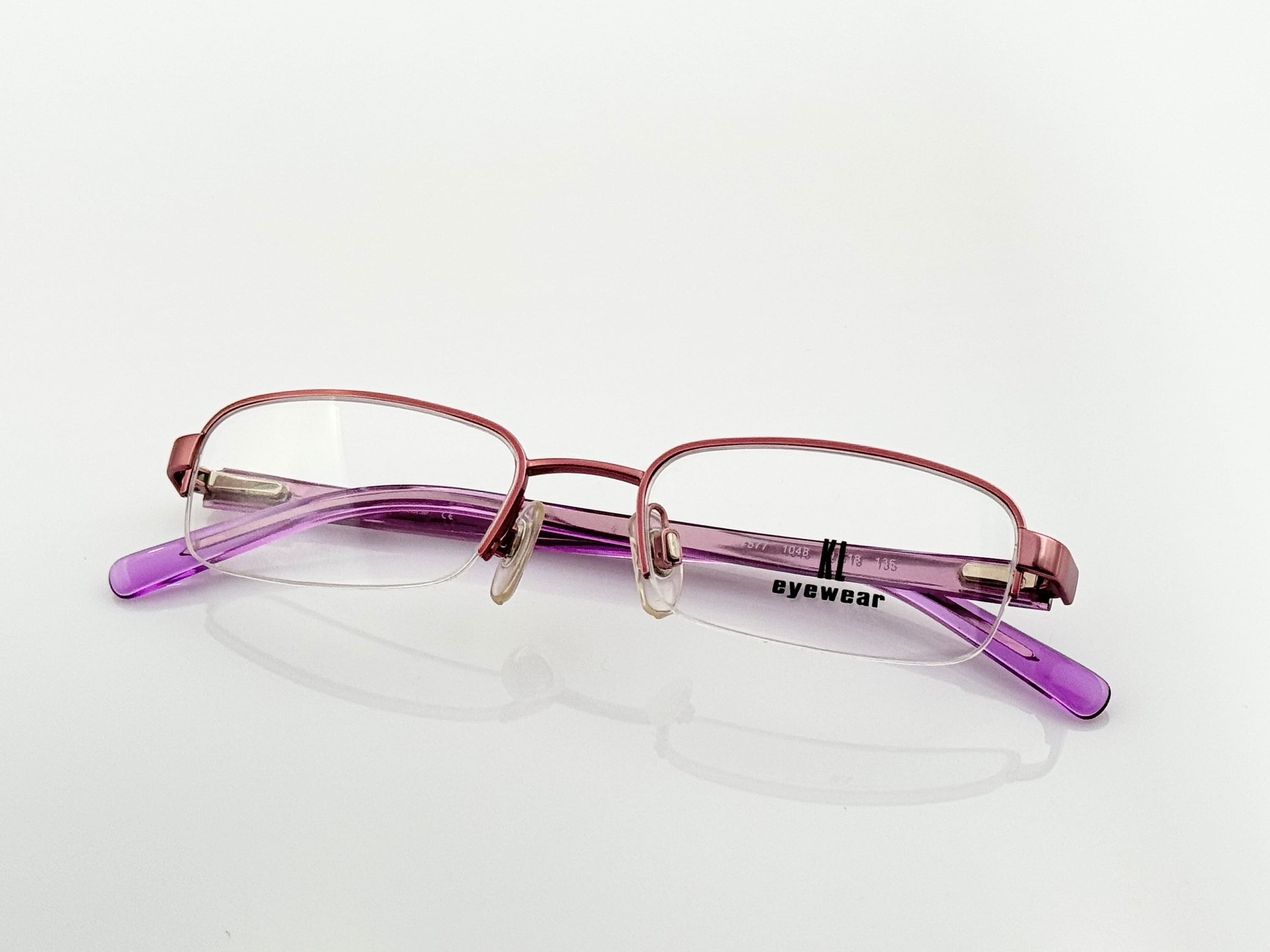 その他 moom Killer Loop 7577 Vintage Eyeglasses, Very Small Pink Glasses