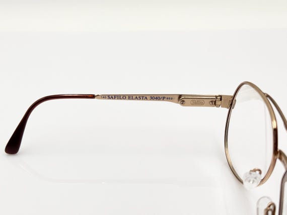 Safilo Elasta 3040 80s Aviator Eyeglasses, Unique Oversized  display picture 2