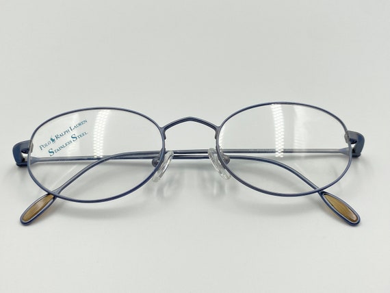 Polo Ralph Lauren vintage 90s oval eyeglasses, gr… - image 1