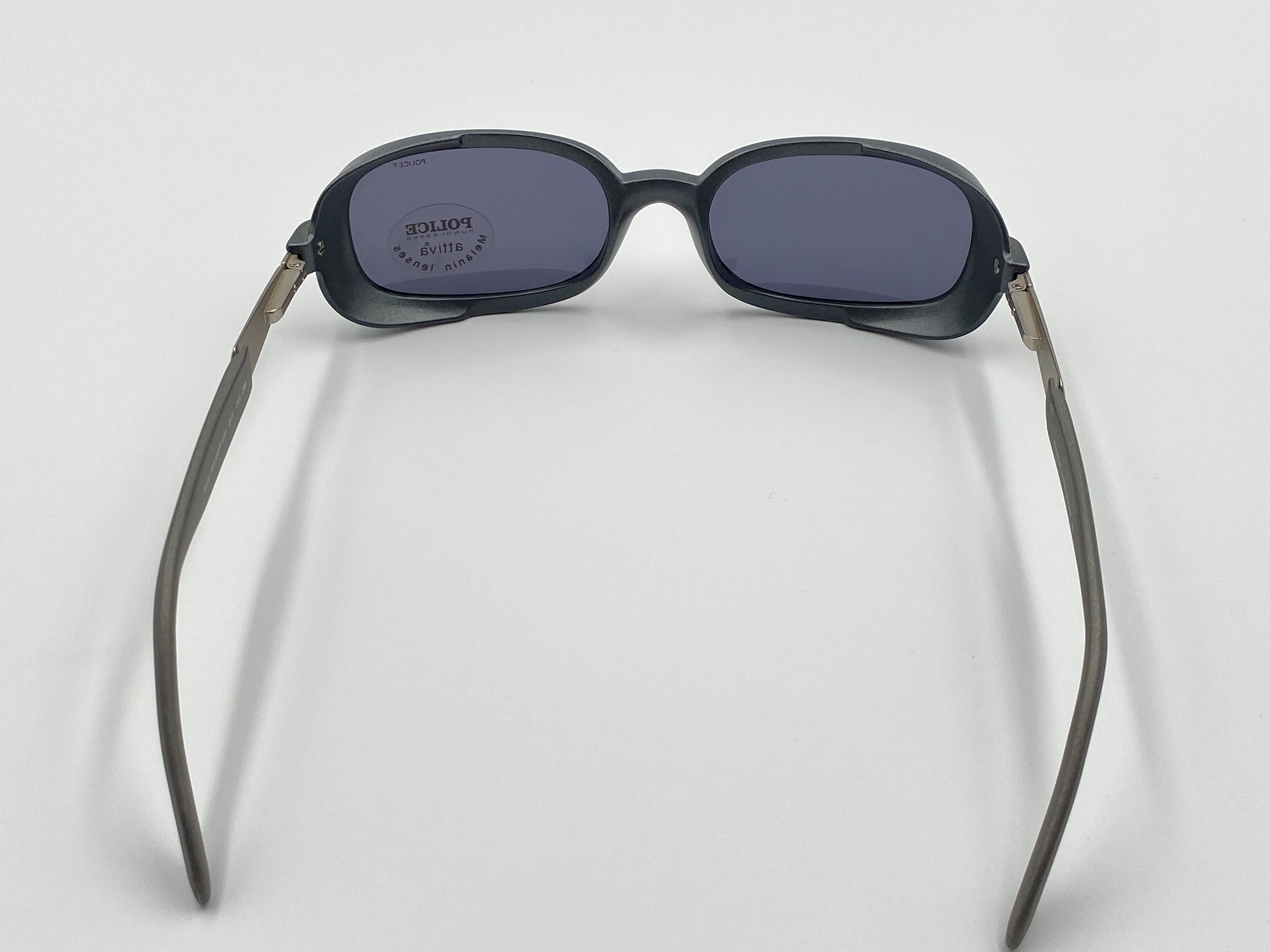 POLICE Mod.1267 Vintage 90s Unique Grey Sunglasses, Thick 