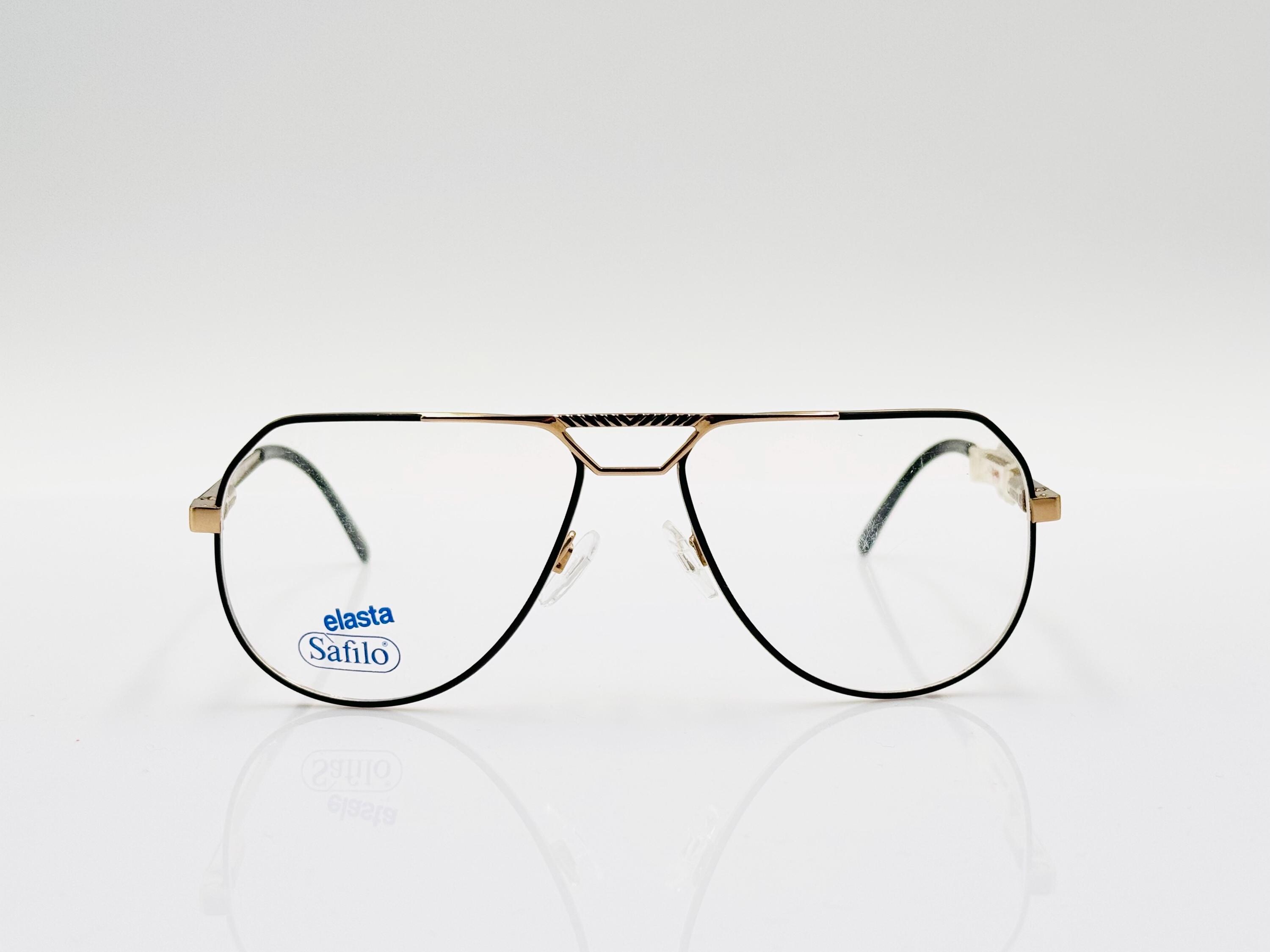 Safilo Elasta runway dress glasses vintage Eyeglasses Italy Aviator y2k designer Restored vintage 70s Safilo Elasta aviator glasses — Peep  main image 3