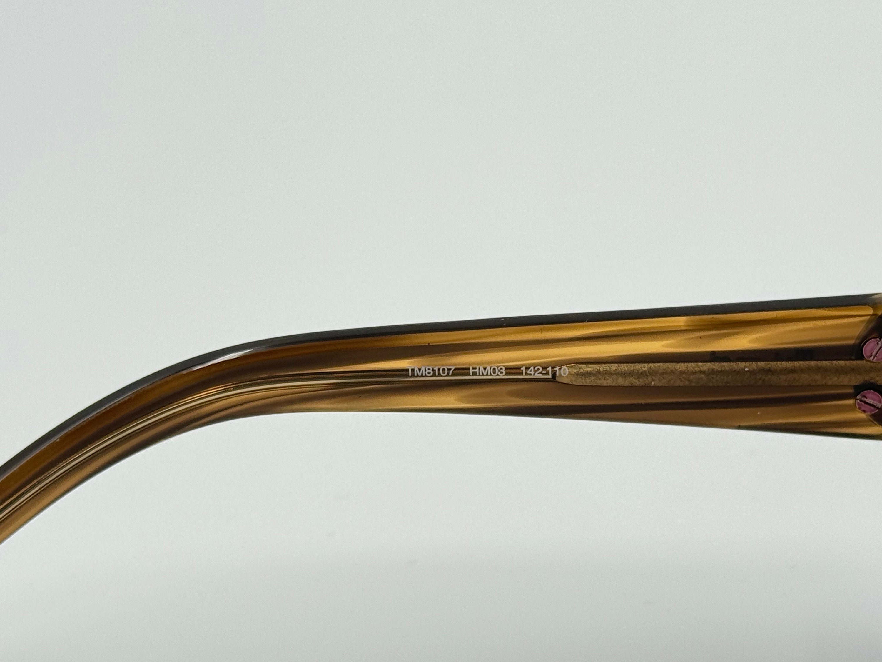 Toi Moi TM8107 Vintage Oversized Brown Shield Sunglasses Men's