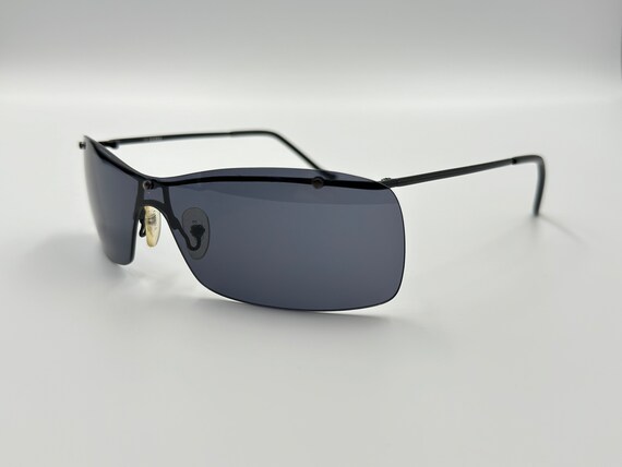 GUESS vintage rectangular small shield sunglasses… - image 3