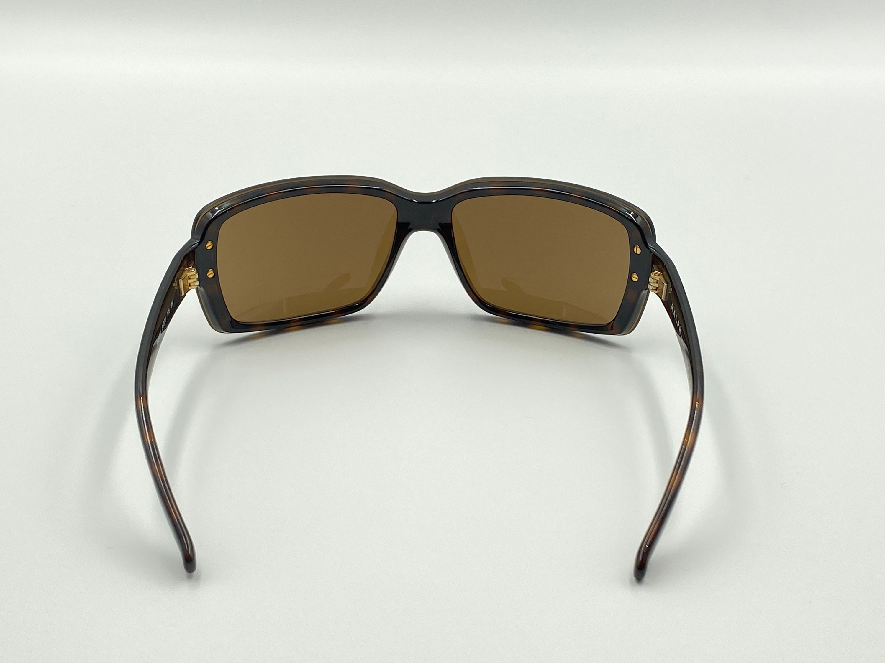 Ralph Lauren RA5019 510/73 Dark Tortoise Frame Brown Lens Shield Sunglasses Ralph Lauren RA5019 Vintage Shield Brown Tortoise Sunglasses  main image 2