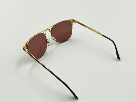 Police Vogart vintage aviator square sunglasses m… - image 7