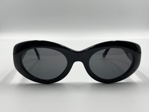 ICEBERG IG401 vintage cat eye oval sunglasses, bl… - image 2