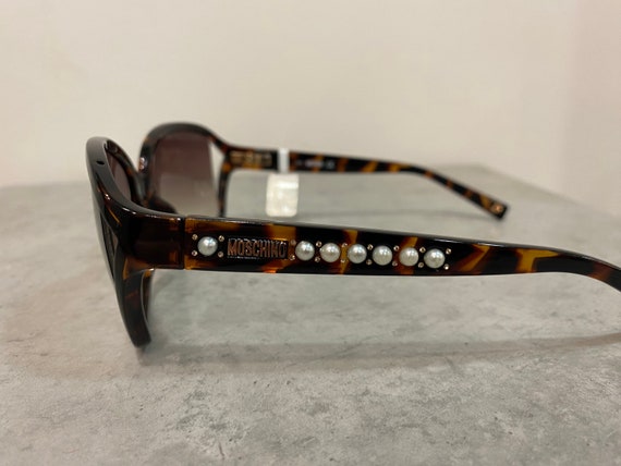 MOSCHINO Vintage Square Sunglasses, Women Unique Tortoise  display picture 3