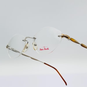 Lunettes de vue vintage Morel France 8943, monture de lunettes hexagonale sans monture, fabriquées en France, neufs anciens stocks