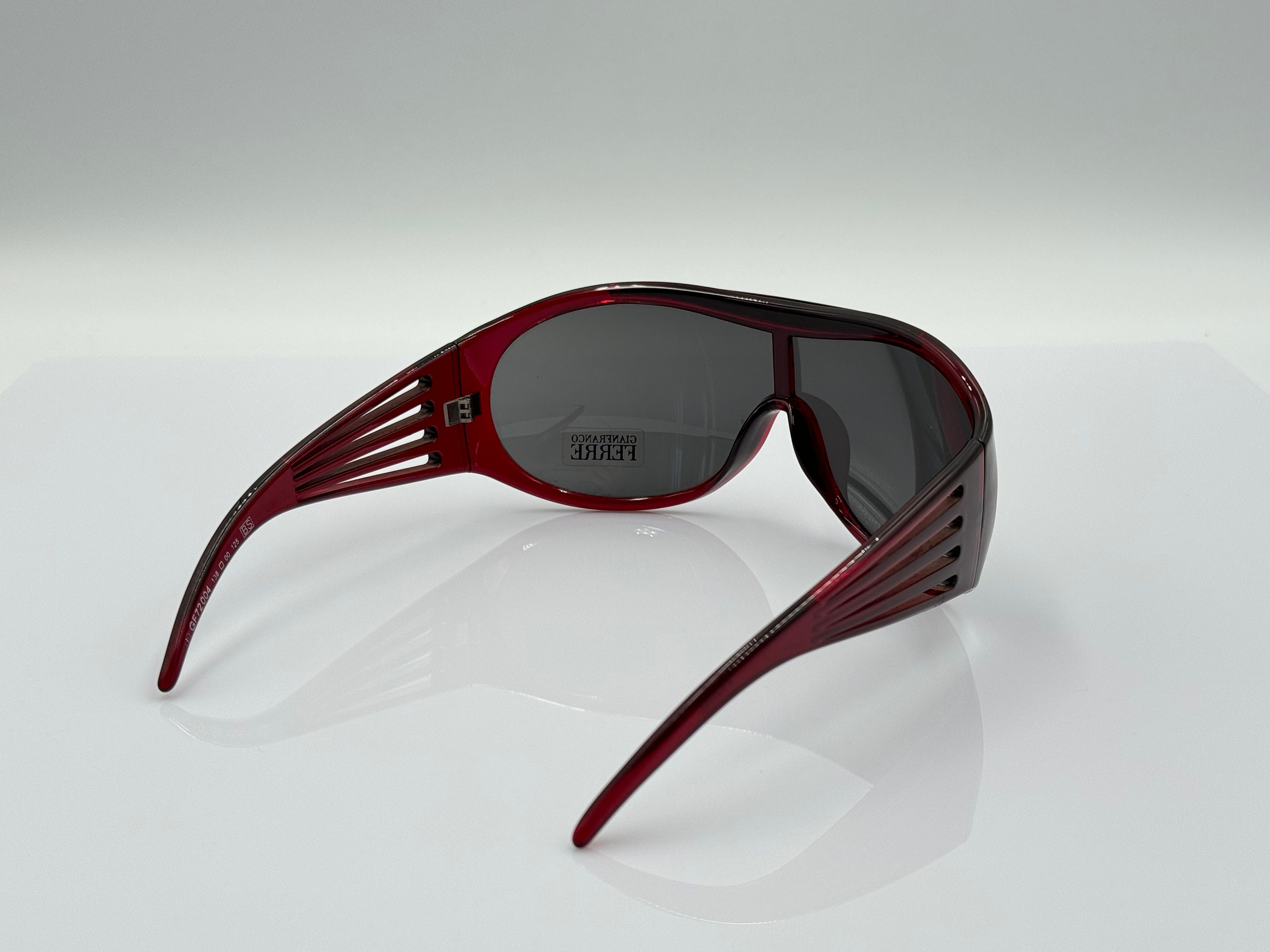 Gianfranco Ferré Vintage Red Shield Sunglasses • Made in Italy Polarized Eyewear il_fullxfull.6087359598_6iqg.jpg main image 3