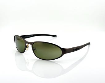 Bolle Vanadium 2.0 Vintage-Sonnenbrille mit ovalen Gläsern, einzigartiges Design, für Damen und Herren, neuwertig (NOS)