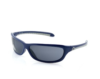 Adidas A279 vintage 2000s sports blue wraparound sunglasses, new old stock, made in Austria