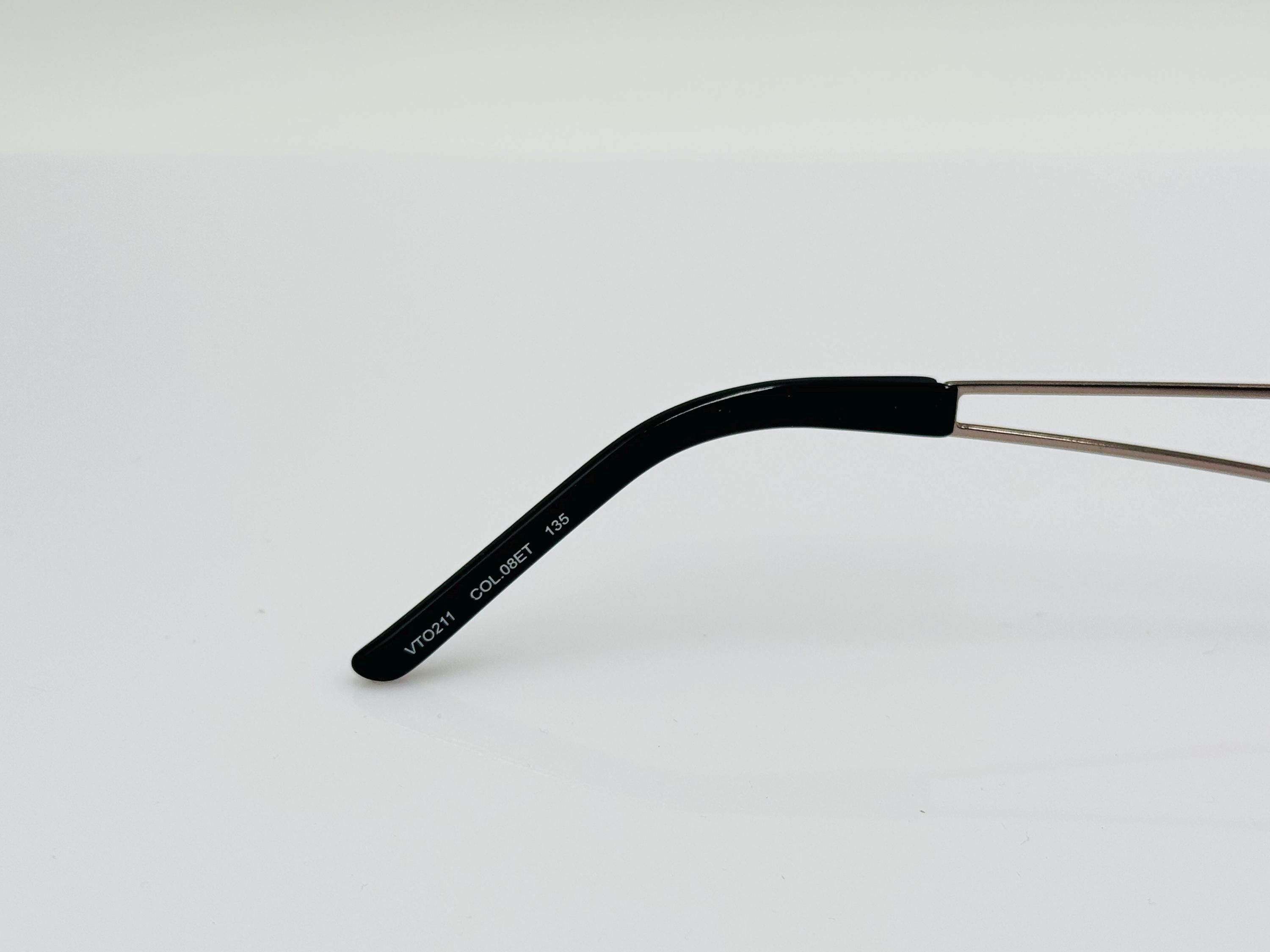TOUS Semi Rimless Rectangular Eyeglasses Bear Logo Designer Frame Y2K Amazon.com: Men Women Designer Rimless Gold Frame Gray  main image 3