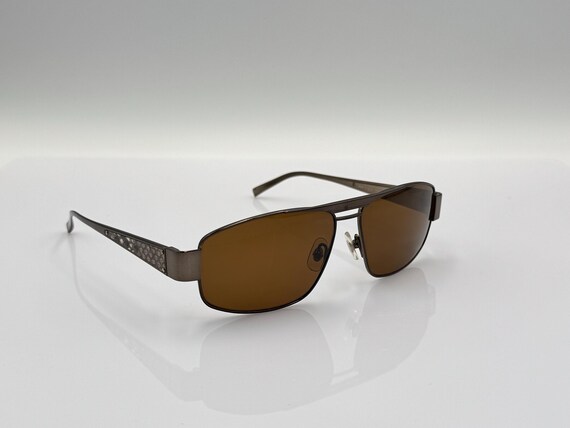 Sama Python Vintage Titanium Sunglasses – Real Sn… - image 5
