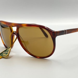 PERSOL Maflecto Ratti 58218 Patent very rare 80s aviator sunglasses, made in Italy new old stock