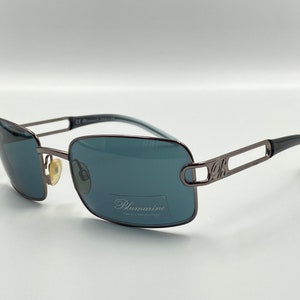 BLUMARINE BM95251 vintage rectangular sunglasses, made in Italy new old stock