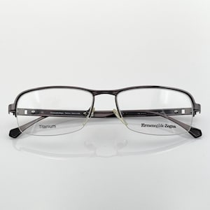 Ermenegildo Zegna Vintage Luxury Eyewear – Rectangular Titanium eyeglasses Glasses for Men, NOS