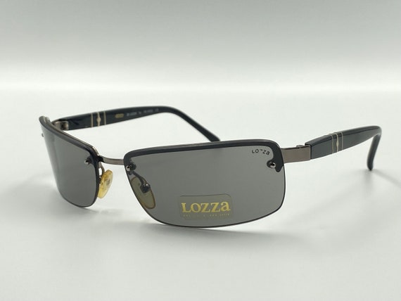 LOZZA SL1418 vintage men’s wrap rimless sunglasse… - image 1