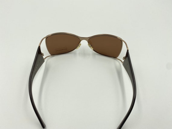 Givenchy SGV086 vintage rectangle sunglasses, bro… - image 4