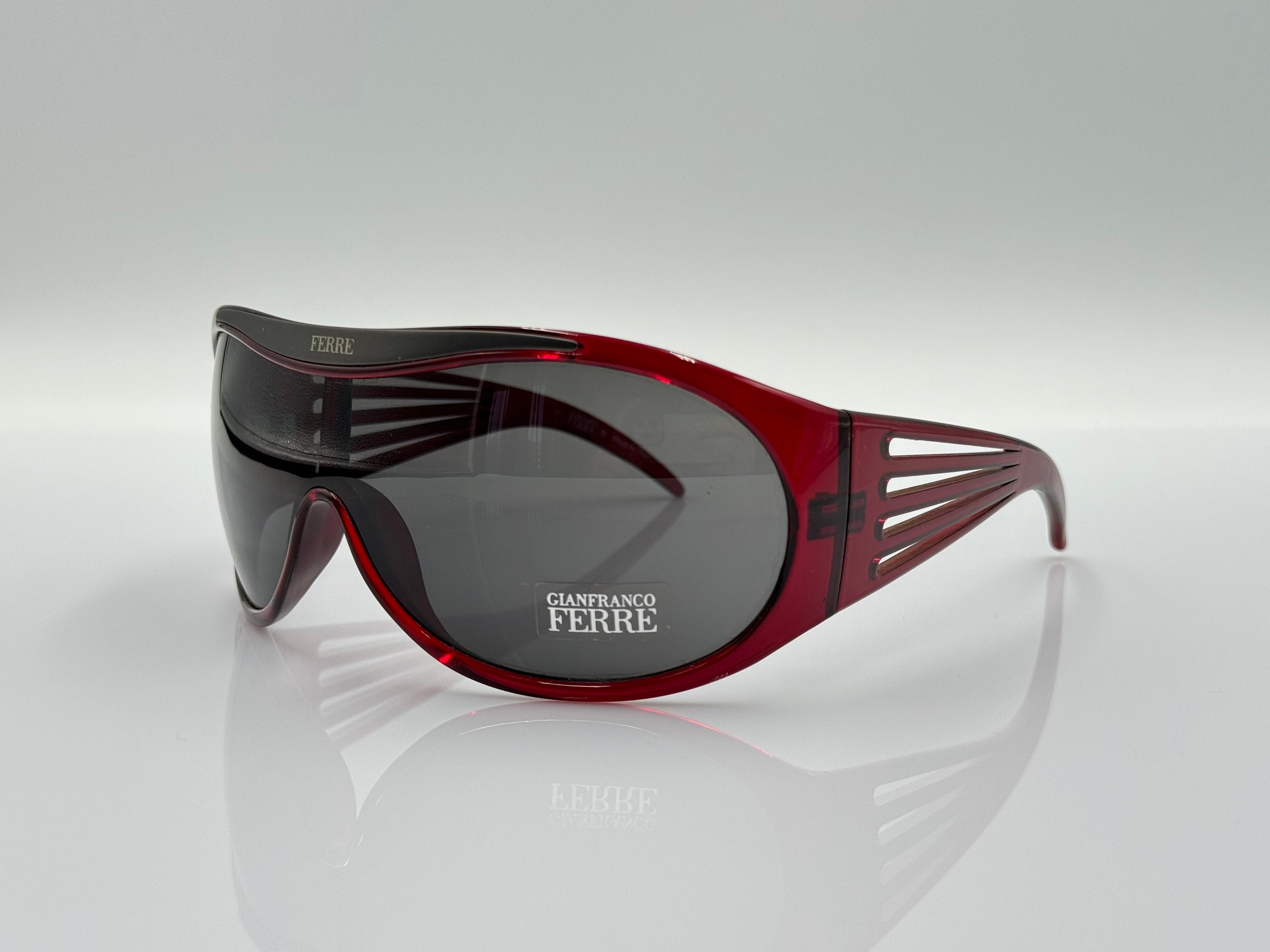 Vintage Gianfranco Feerw GF78601 Shield Sunglasses Y2K Offers on All Items Taken, Vintage 90s/y2k Gianfranco Ferré  main image 4