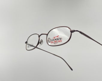 Vintage Seiko T535 Bronze‎ Titanium Oval Full Rimmed Eyeglasses Frames H15349 Vintage Seiko T535 Bronze Titanium Oval Full Rimmed  main image 2