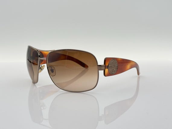 Versace Mod.2060-b Vintage Y2K Sunglasses, Tortoise Brown