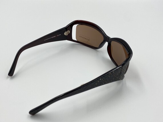 GIVENCHY SGV598s vintage rectangle sunglasses bro… - image 5
