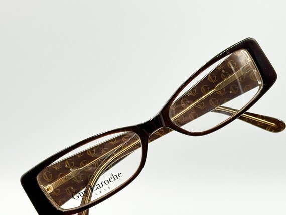 Guy Laroche GL529 vintage rectangle eyeglasses br… - image 3