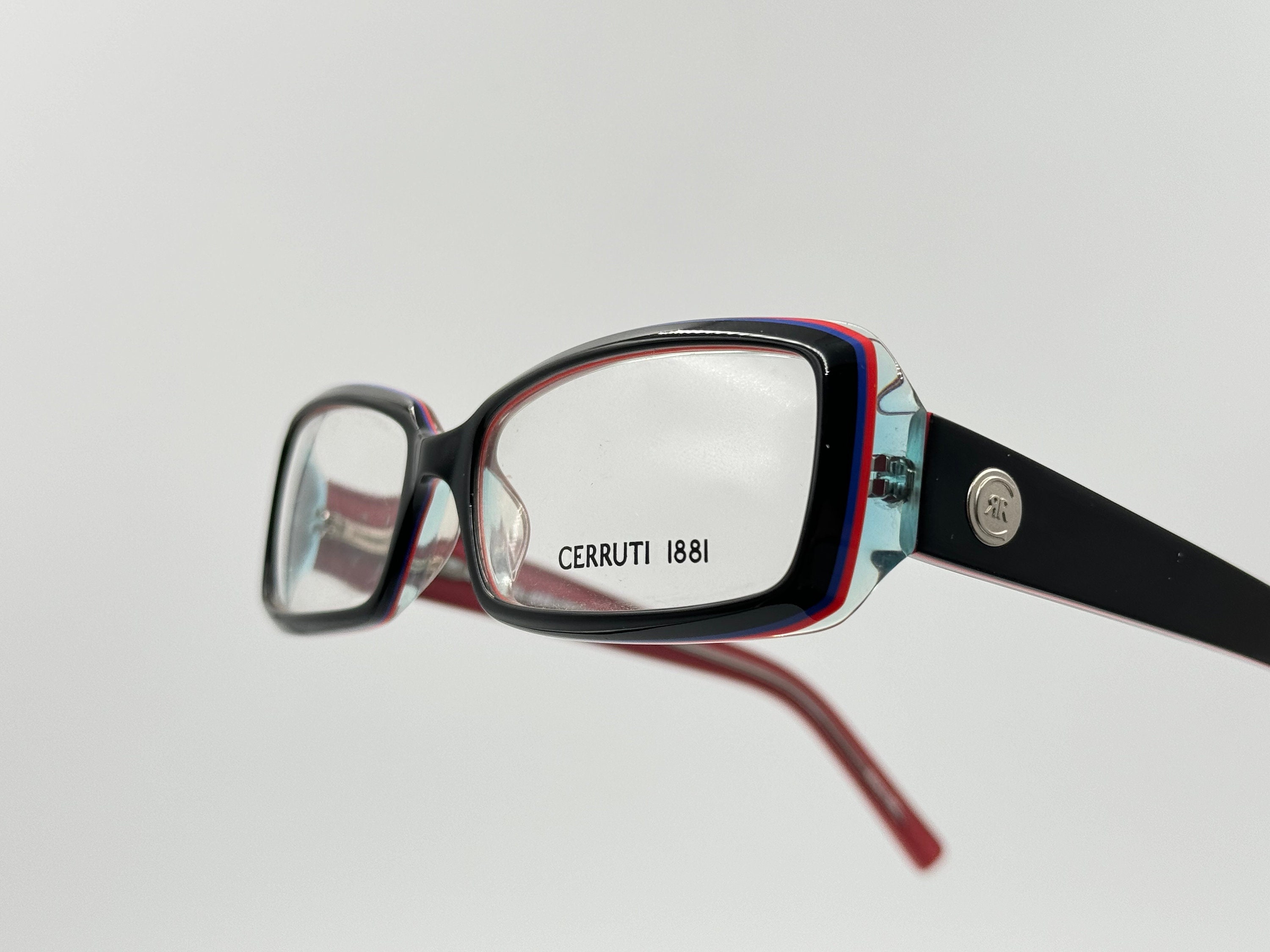 Lunettes de vue rectangle Cerruti 1881 CE07801 vintage uniques