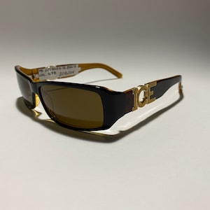 ICEBERG rectangle designer sunglasses IG85612 D78 57-14 made in Italy NOS