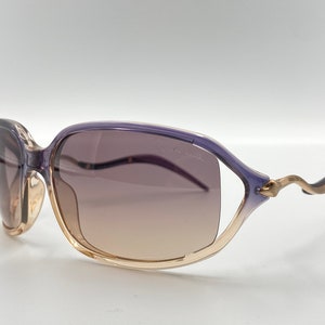 Roberto Cavalli vintage square sunglasses, half rim, unique , men & women Made in Italy NOS