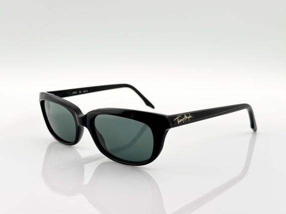 Thierry Mugler 6507 Vintage Slim Rectangle Sunglasses Unique