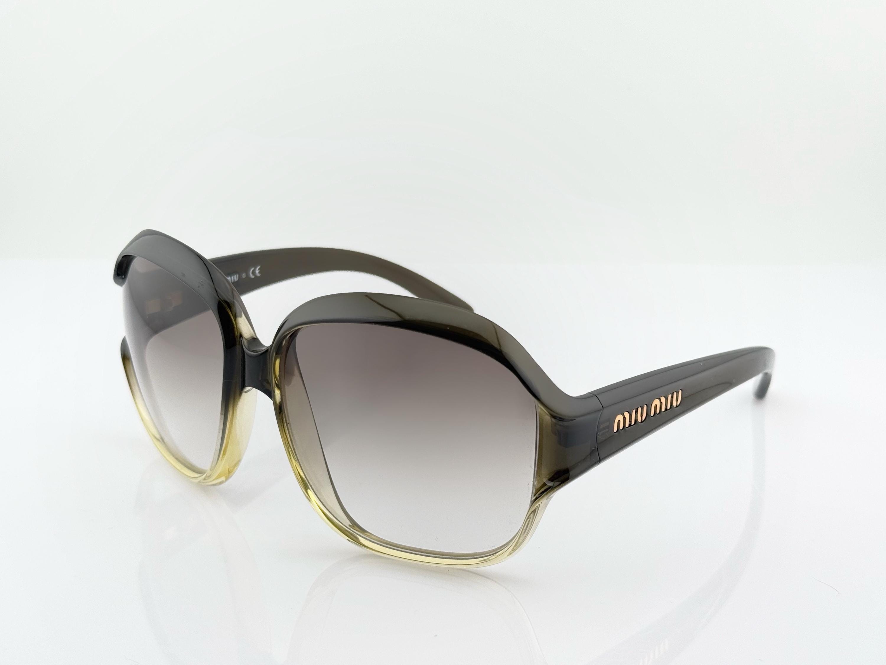 MIU MIU SMU01I Vintage 2000s Oversized Square Sunglasses, Unique