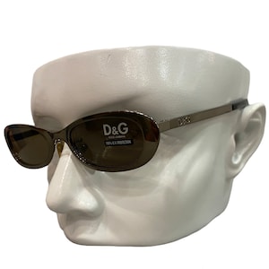 【DOLCE & GABBANA】アセテートサングラス Dolce & Gabbana - 90s Sunglasses - Black Gold - Dolce