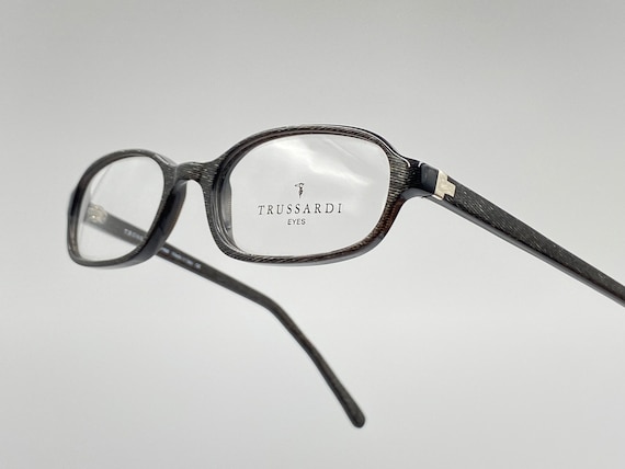 TRUSSARDI TE10232 vintage square small 90s eyegla… - image 1