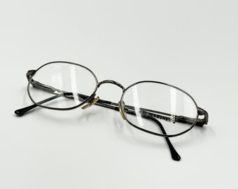 O. Marines mod.5760 vintage eyeglasses, silver glasses frame, 90s, made in Italy NOS
