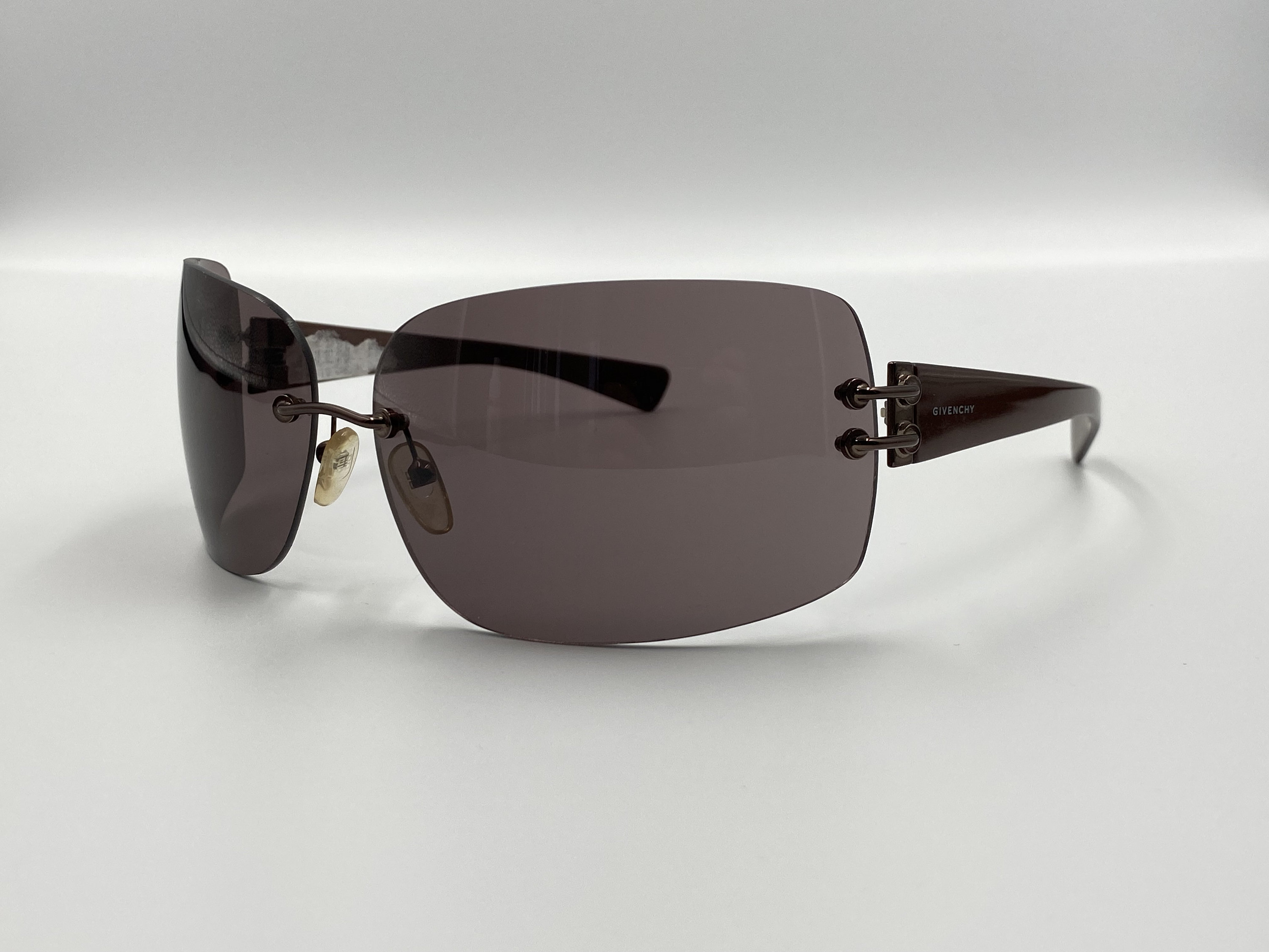 GIVENCHY SGV123 Col.k01 Wrap Designer Vintage Sunglasses Mens Womens Made in Italy NOS Etsy
