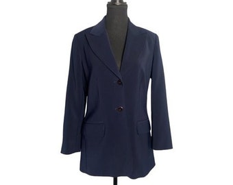 Vintage 90s Jessica Navy Blazer Size 4