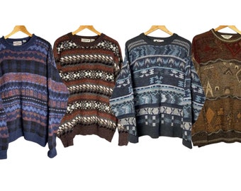 Grandpa crew neck hot sale sweater