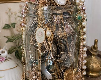 Mystery Jewelry Bundle, Fairycore Aesthetic Jewelry, Dainty, Whimsical, Mermaidcore, Jewelry Jar